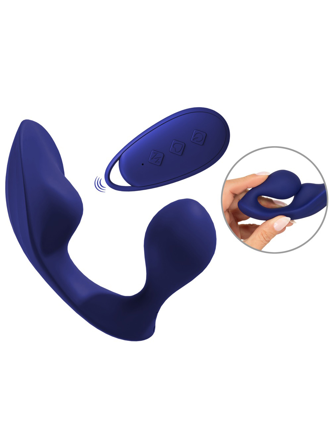 Anal and Clitoris Panty Vibrator with Remote Control