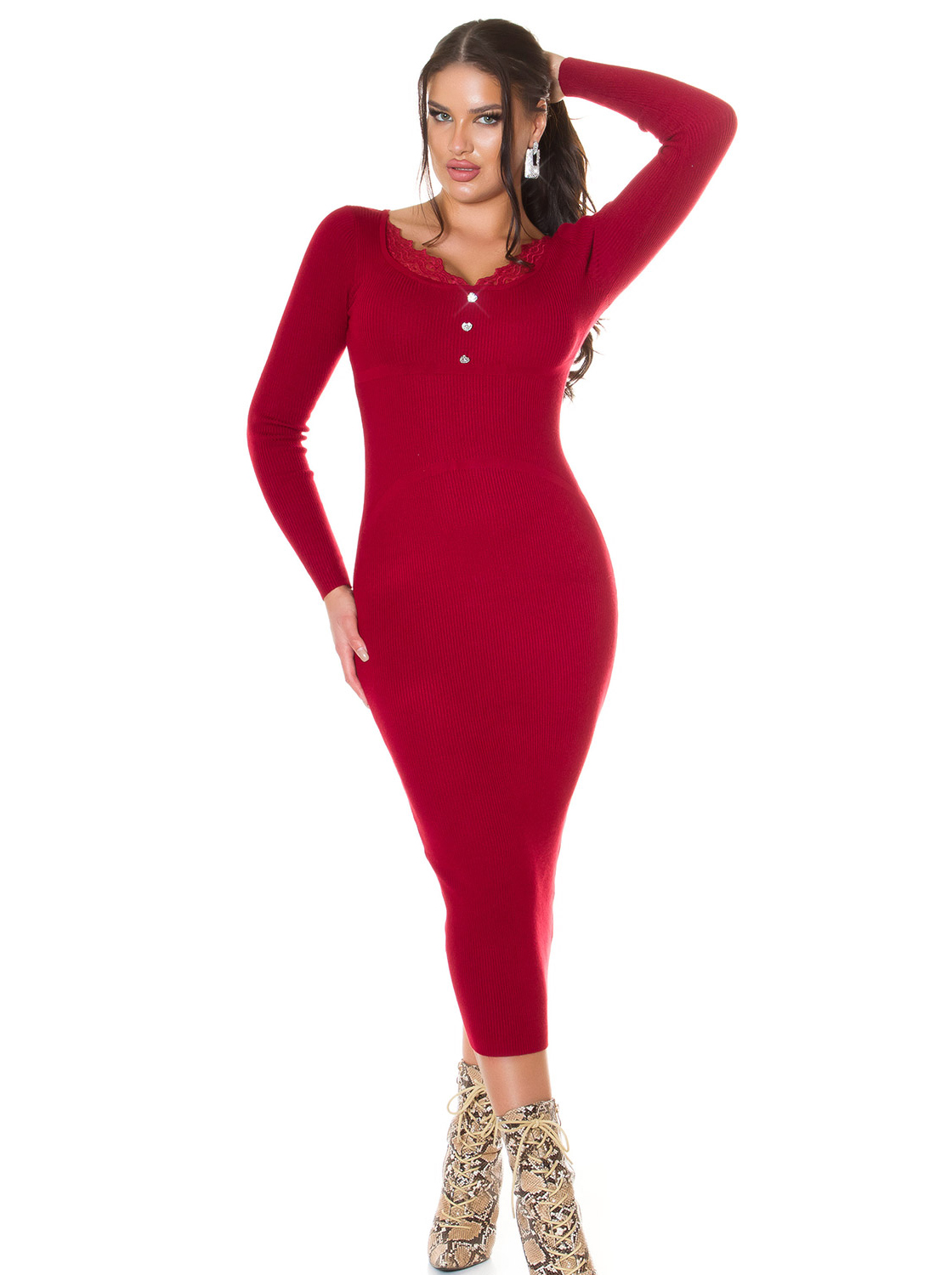 Arya Dress - Bordeaux