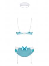 Obsessive Blue and White Tulle Nurse Costume – image 4
