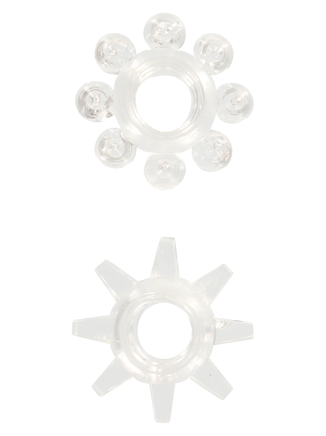 Cock Erection Ring Set - Transparent