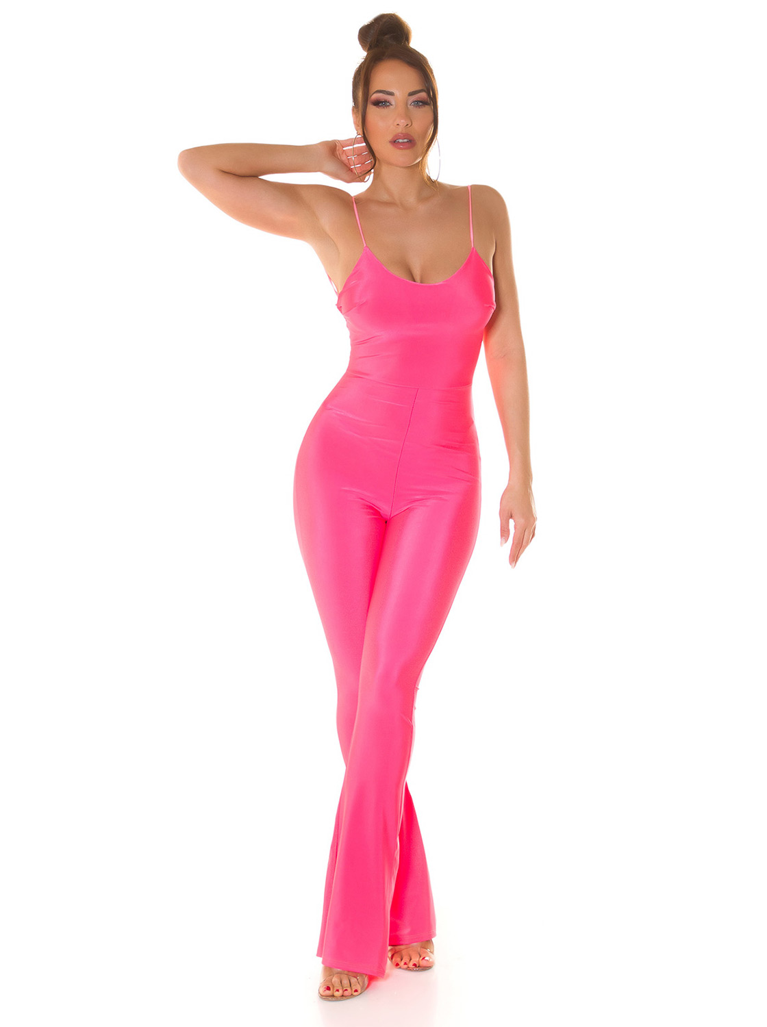 Cyndi Jumpsuit - Neon Pink