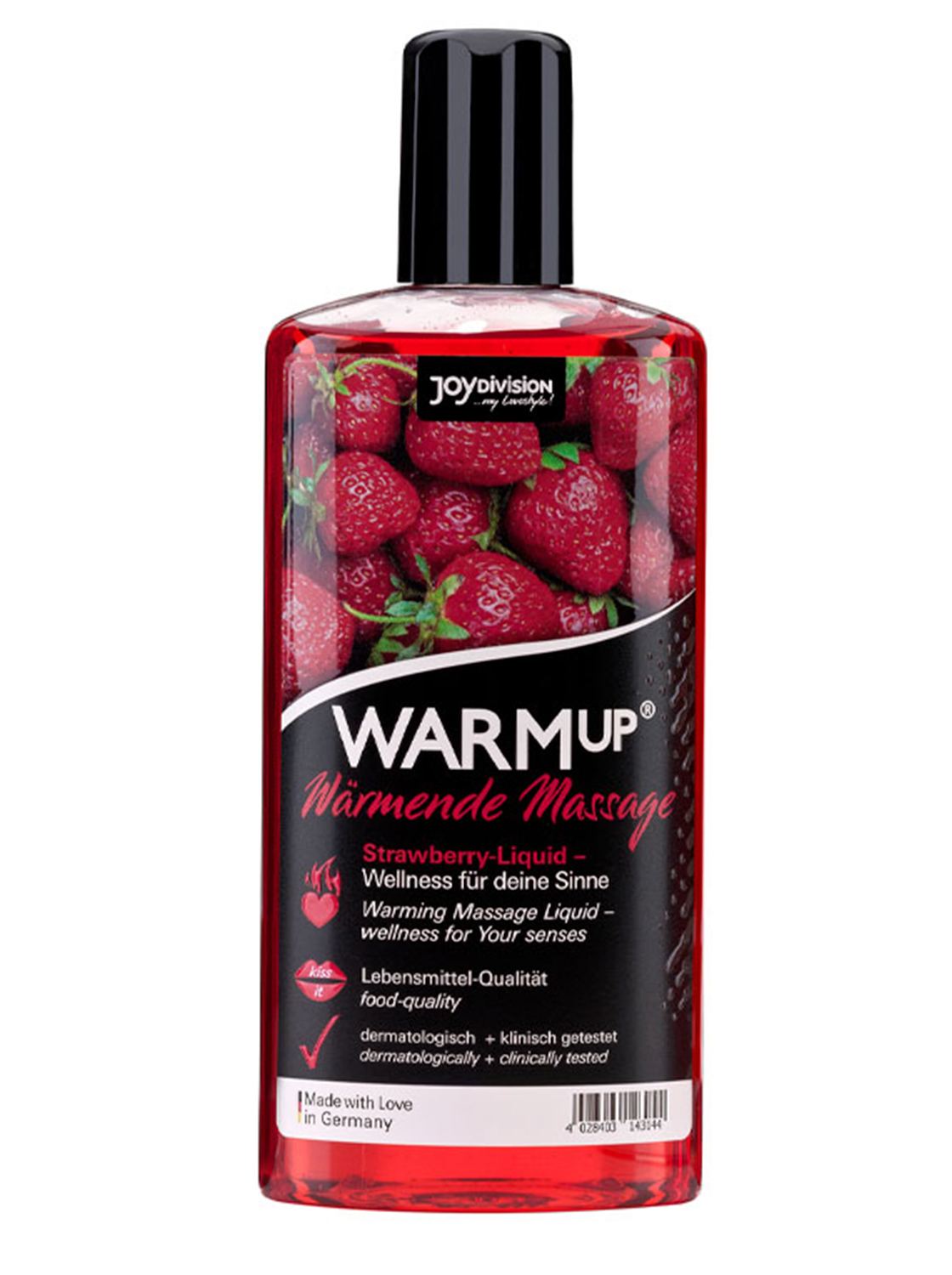 Edible Heat Effect Massage Oil - Strawberry 150ml