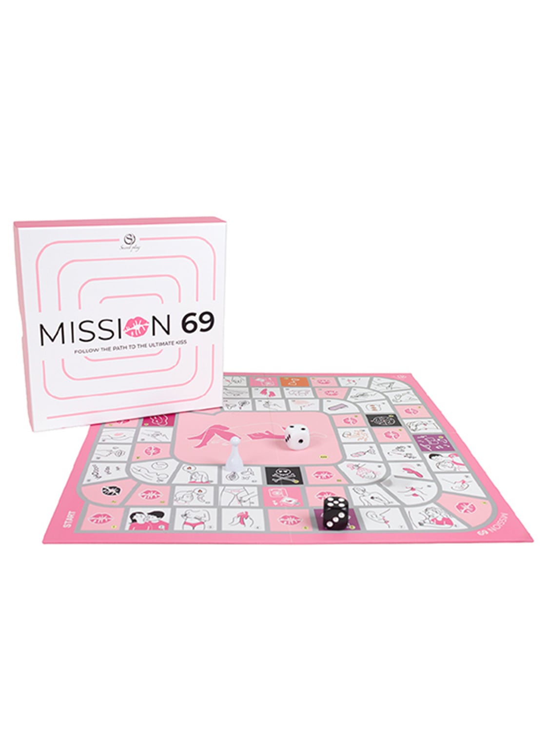 Secret Play Erotic Board Game for Couples - MISSION 69