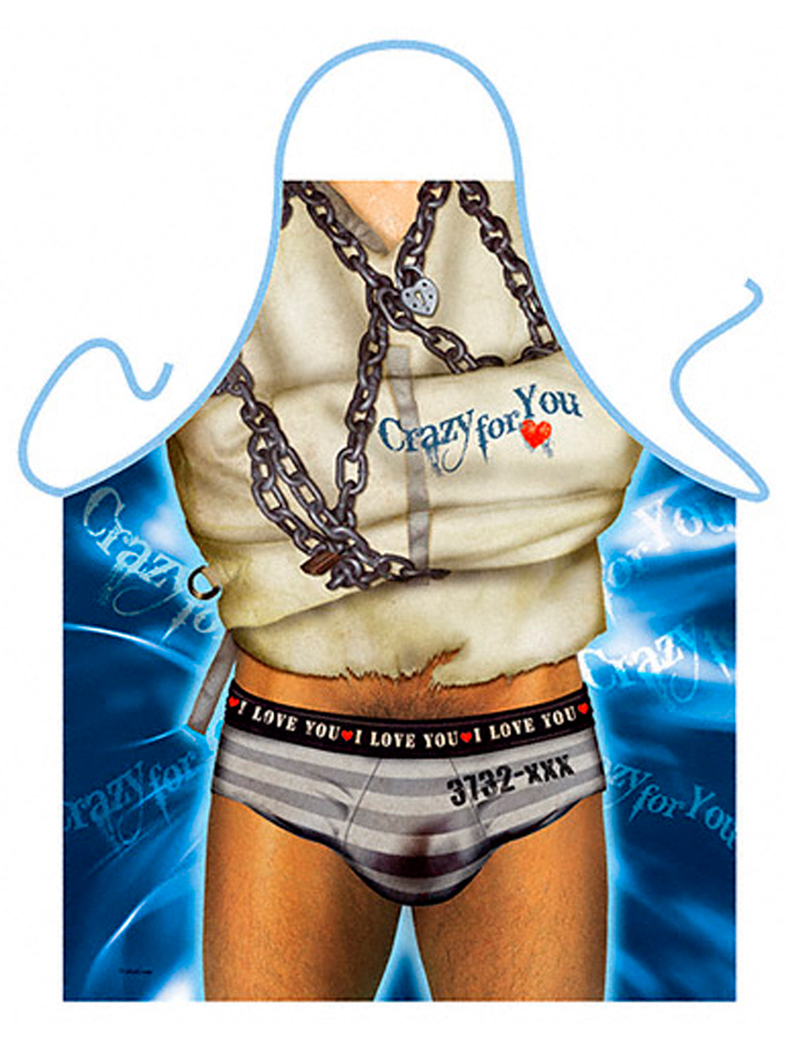 Humorous Apron - Man Crazy For You