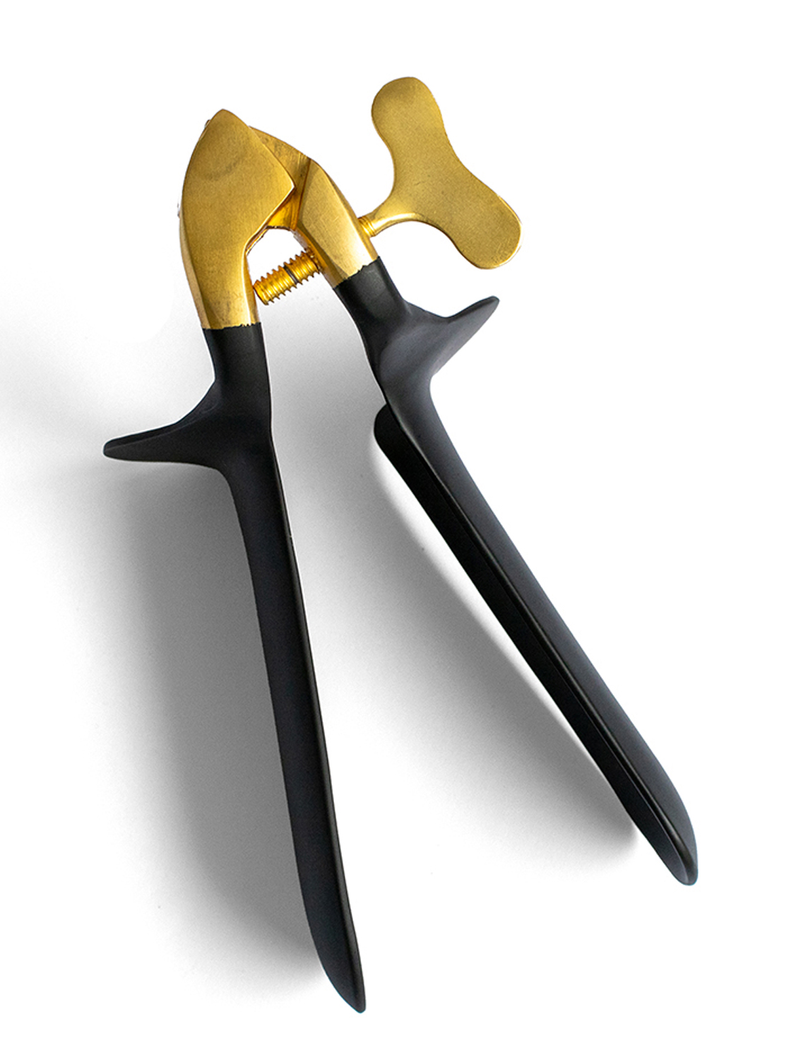 Medicinal Quality Anal Speculum - Black and Gold