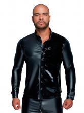Noir Handmade Men’s Wetlook Shirt – image 1