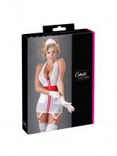 Cottelli Collection Nurse Costume with Sheer Mini Dress – image 5