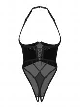 Obsessive Open Rolleya Bodysuit with Latex Effect – image 6