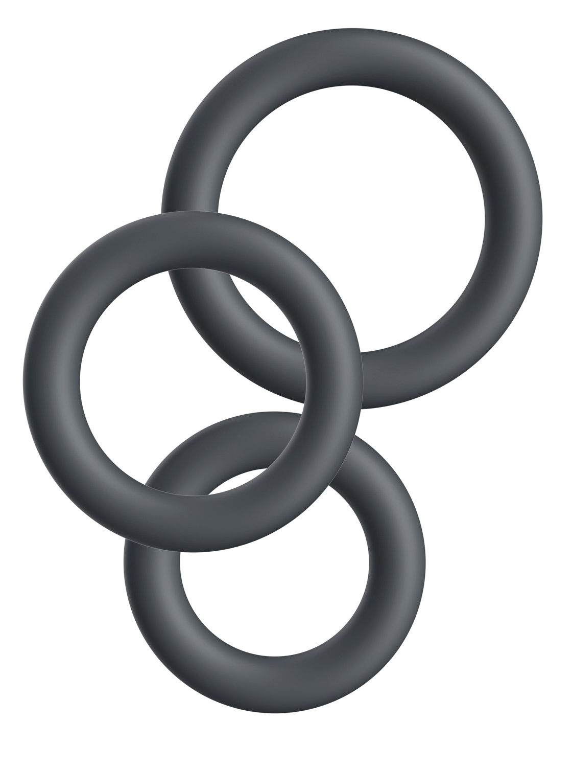Set of 3 Erection Rings - Silicone