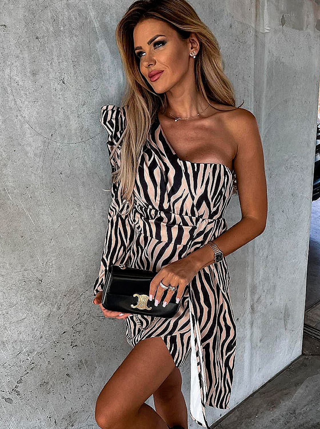 Sylvia Dress - Zebra