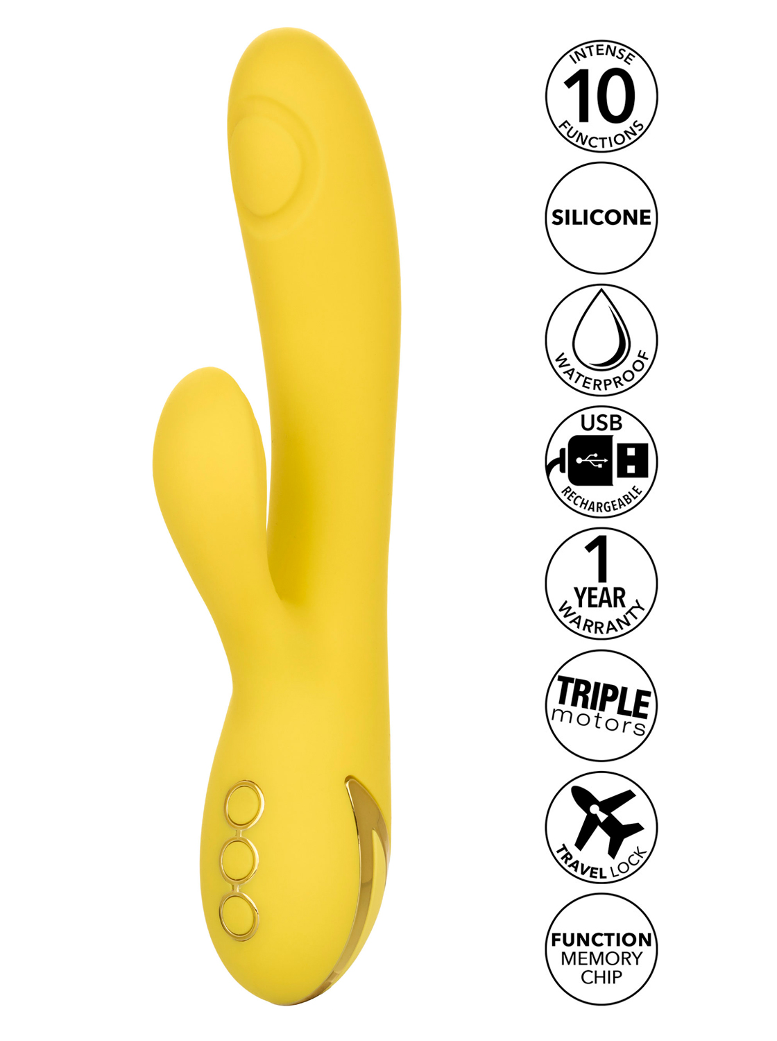 Vibrator With Clitoral Taps