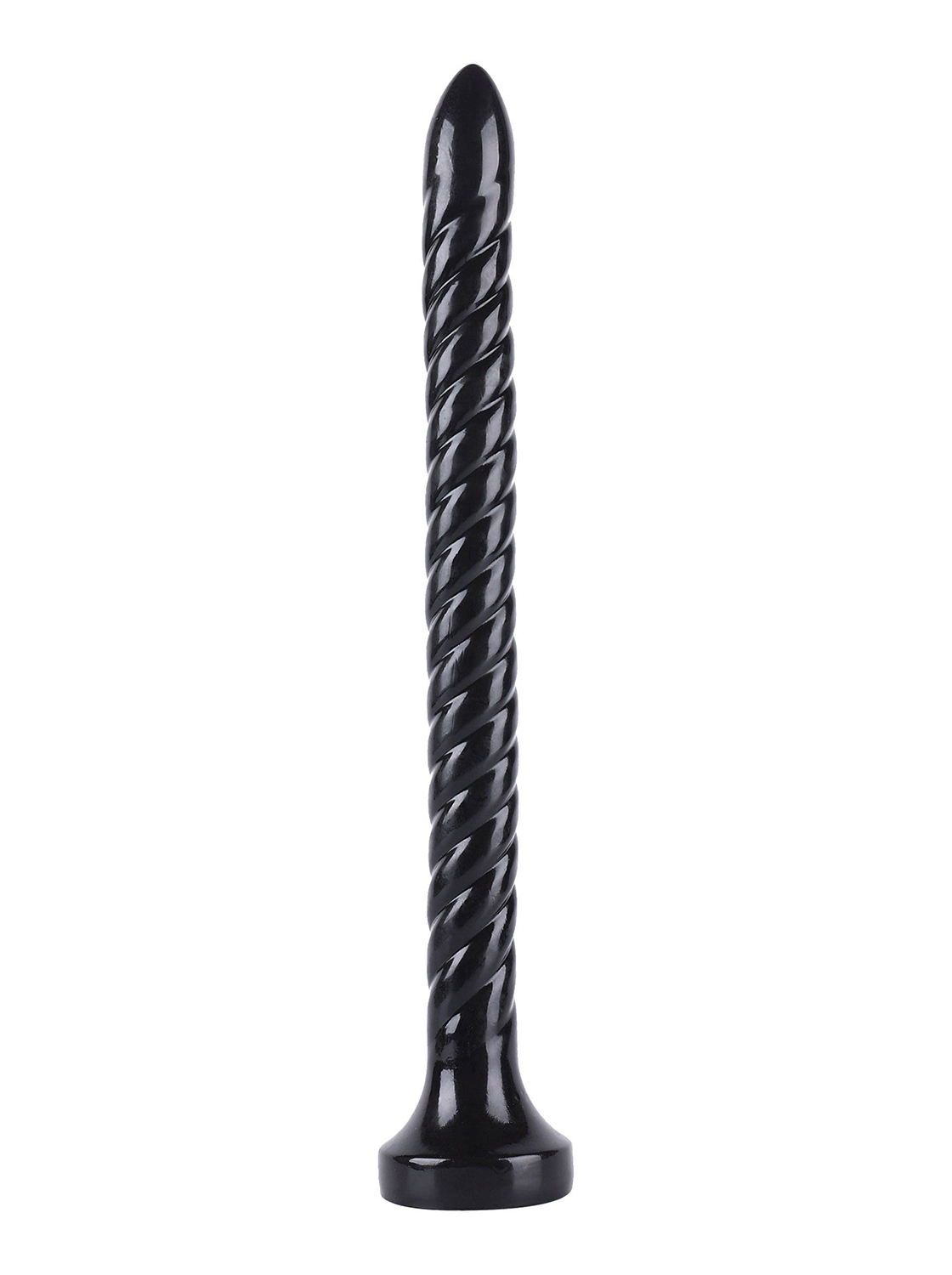 Extreme XXL Extra-Long Spiral Textured Anal Plug - 41cm