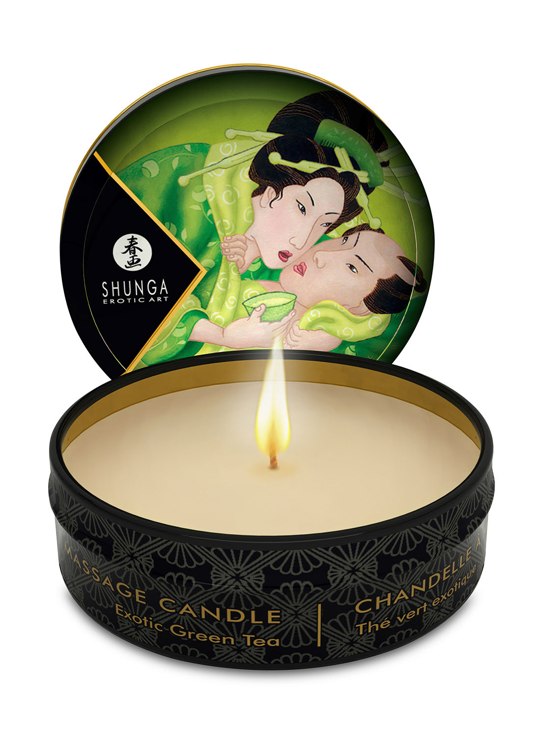 Zénitude/Green Tea Massage Candle - Shunga®