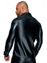 Noir Handmade Camisa Efecto Mojado para Hombre – imagen 2