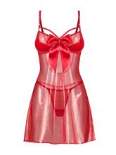 Obsessive Conjunto Babydoll y Tanga - Gifty Red – imagen 4