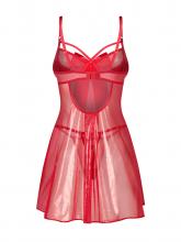 Obsessive Conjunto Babydoll y Tanga - Gifty Red – imagen 5