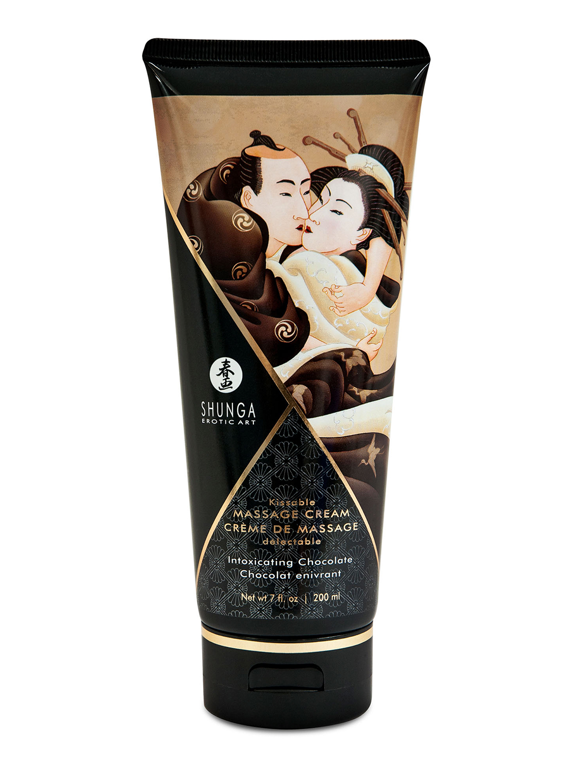 Crema de Masaje Hidratante Comestible Chocolate 200ml - Shunga®