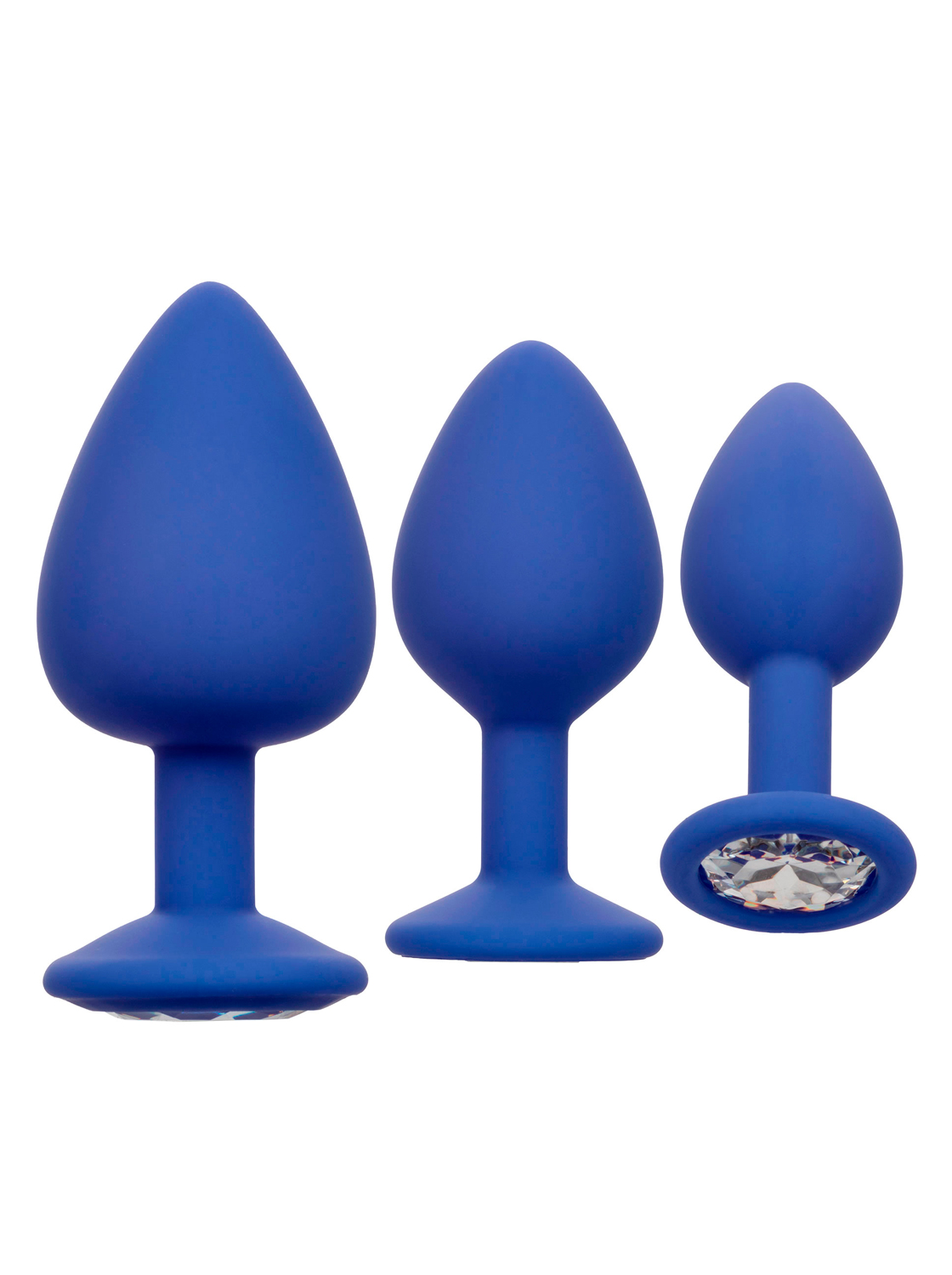 Kit 3 Botones Rosa Silicona - Cheeky Gems Morado