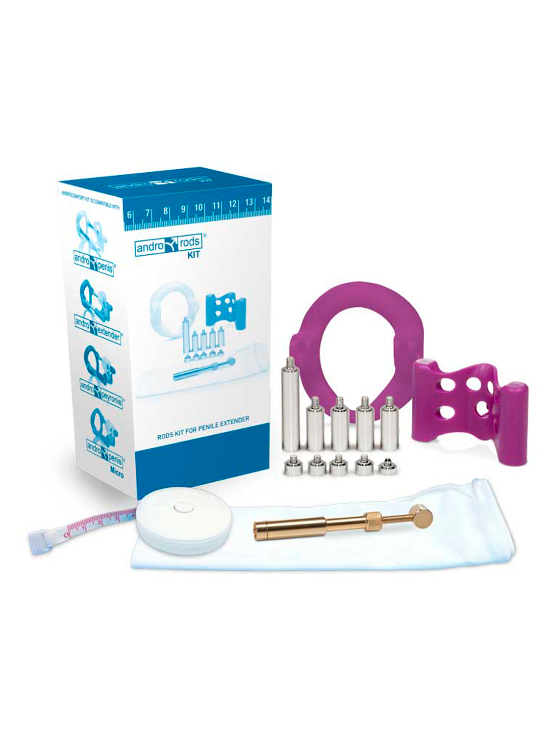 Kit de varillas para pene Andro