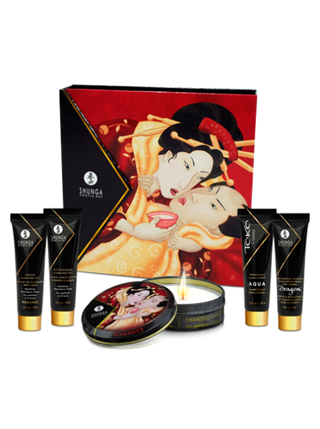 Kit Geisha´s Secrets Shunga® - Fresa y Champaña