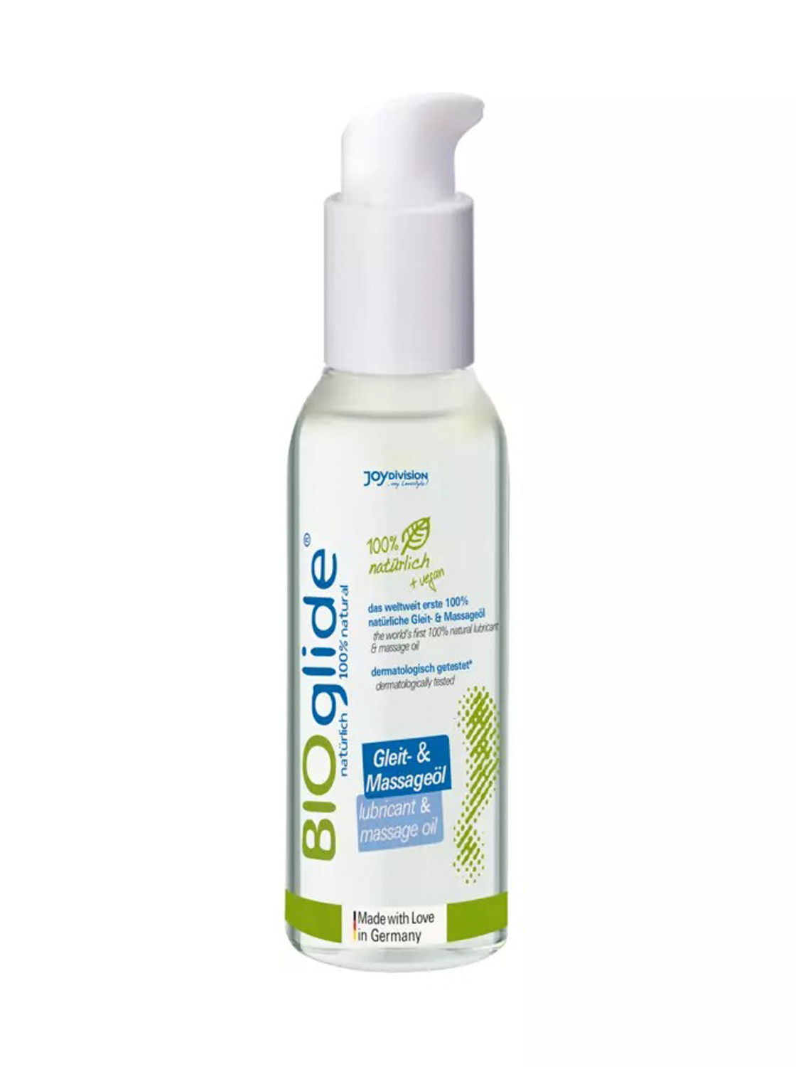 Lubricante y Aceite de Masaje Vegano 2 en 1 - Bioglide 125 ml