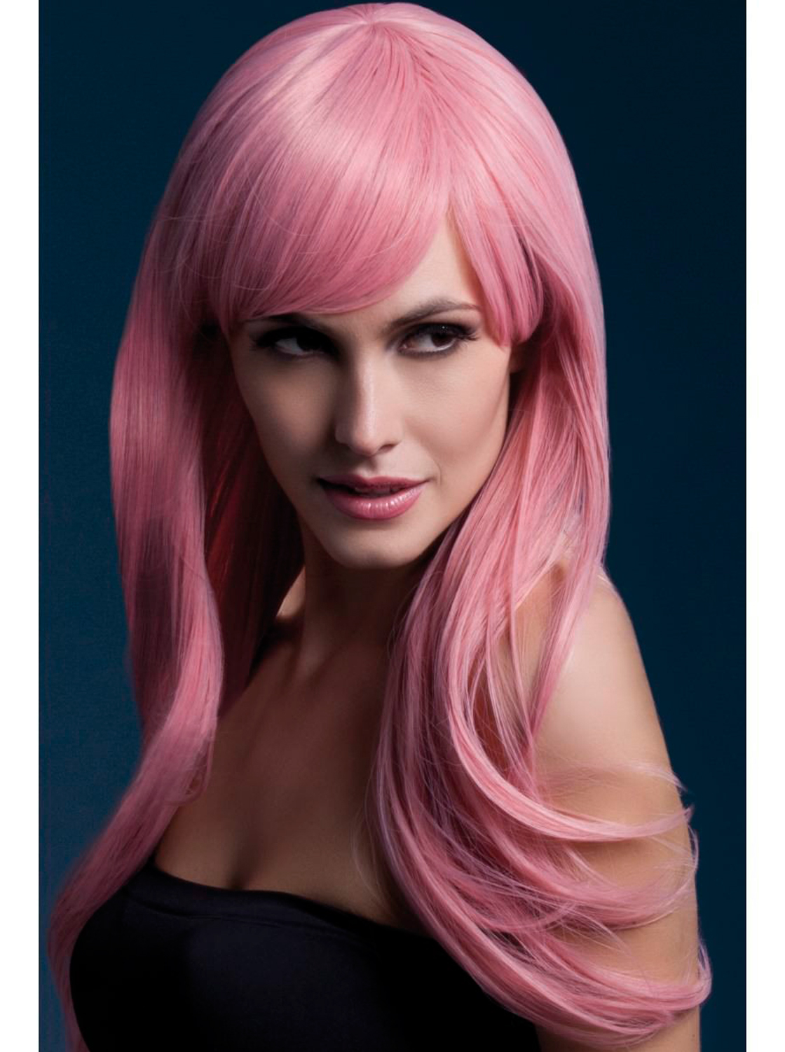 Peluca Sienna Rosa - Alta Calidad