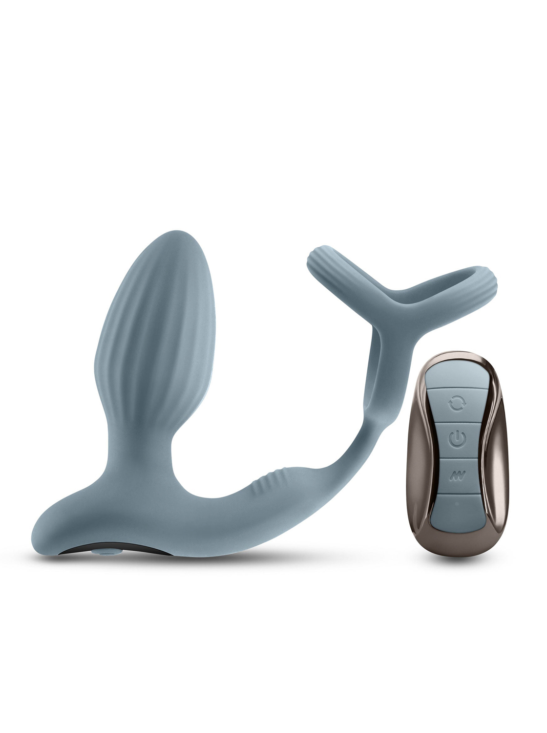 Plug Anal Con Rotación y Anillo Peneano - 8cm
