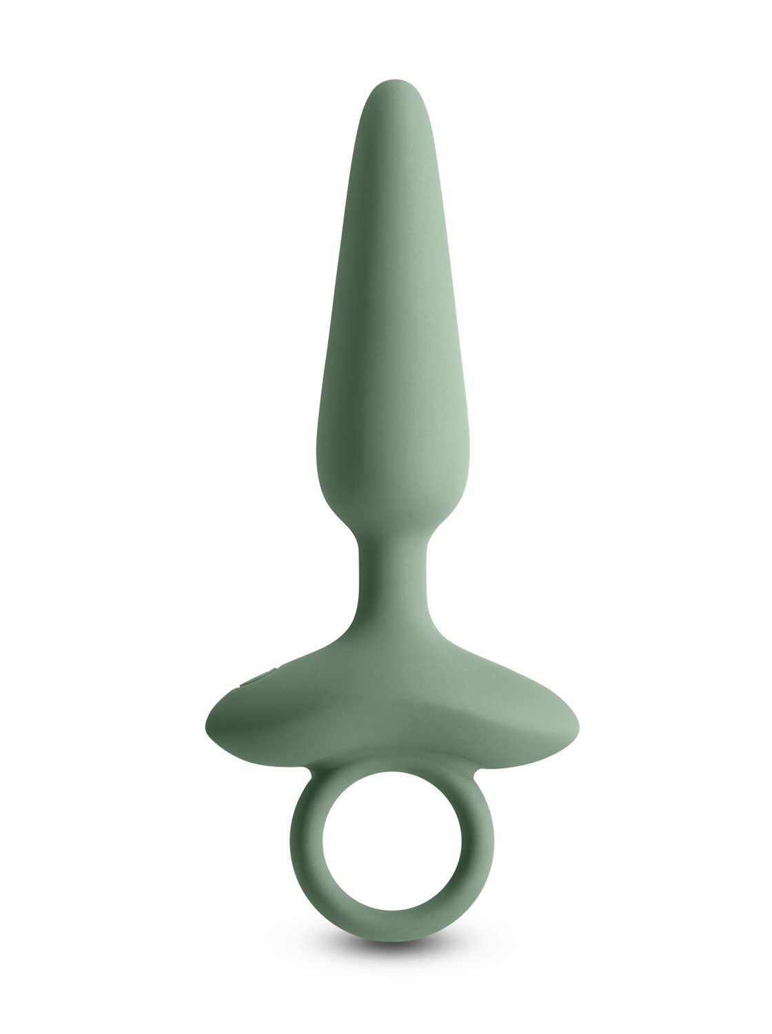 Plug Anal De Silicona Con Vibración Para Principiantes - 9.5cm Verde