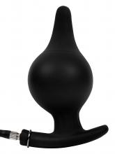Rimba Eletro Play Plug Anal Inflable con Electroestimulación - 12 cm Negro – imagen 2