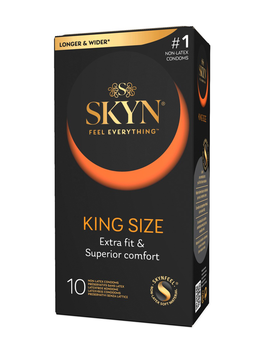 Preservativos Sin Látex - Skyn King Size 10 unidades