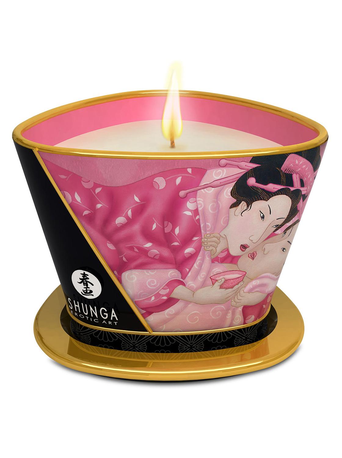 Vela de Masaje Pétalos de Rosa 170 ml - Shunga®