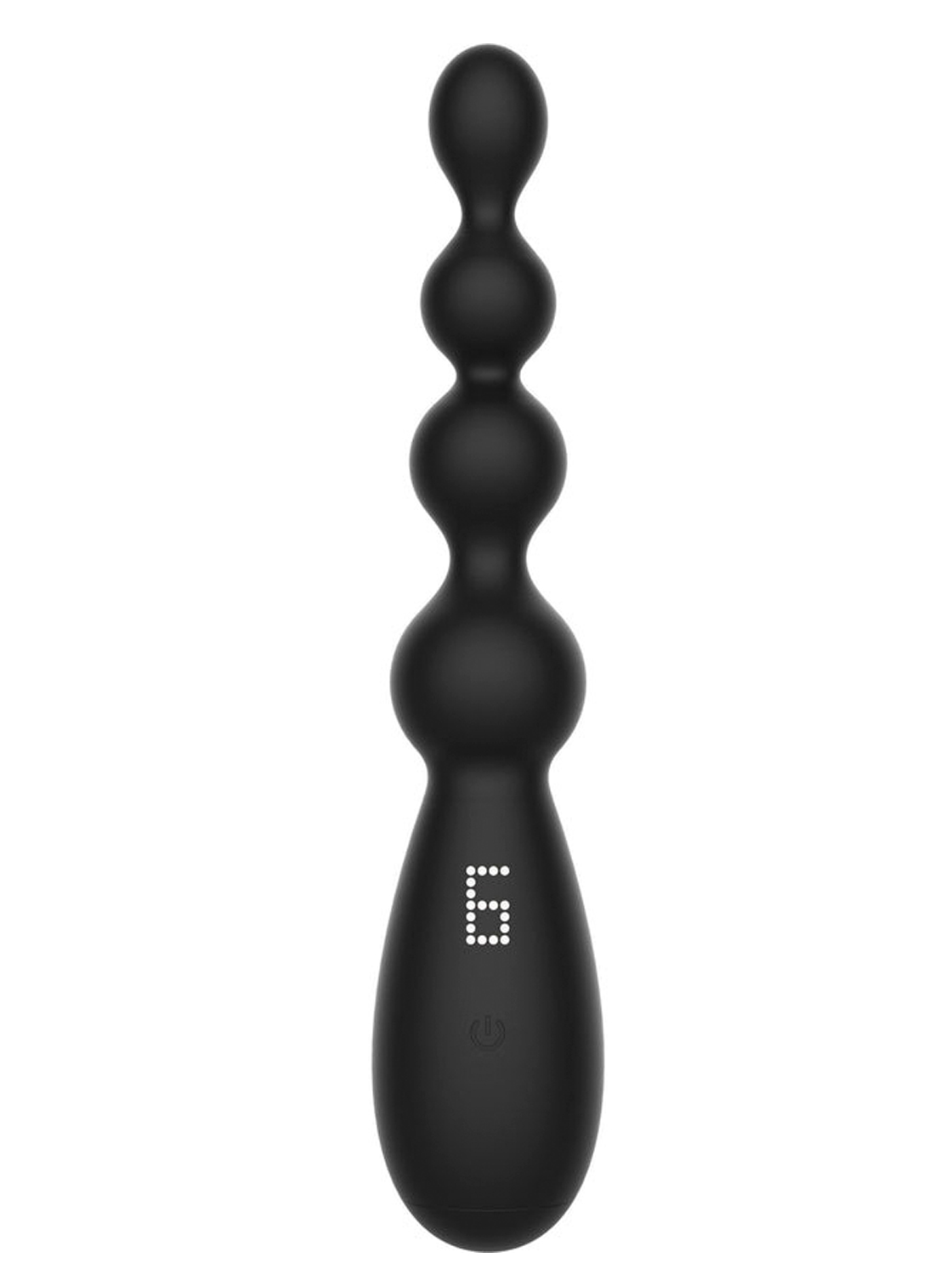 Vibrador Anal Con Dos Bolitas - 13cm