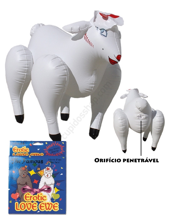 Inflatable Ewe - White