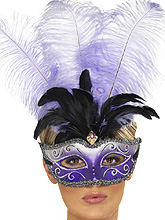 Máscara Veneziana Barroca - Roxo