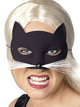 Máscara Gata - Negro