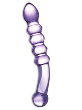 Consolador anal y vaginal Gläs - 22cm