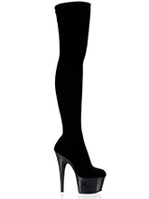 Botas de terciopelo XL - Negro