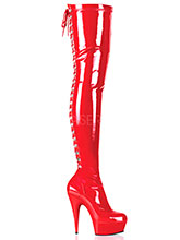 Botas XL Cordão - Encarnado