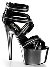Zip Sandals - Black