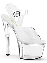 Sandalias Plataforma Sky - Transparentes