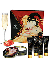 Kit Geisha´s Secrets Shunga® - Strawberry & Champagne