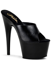 Sandalias Plataforma Piel - Negro