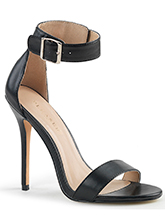 Black Stiletto Sandals - Size 41 to 45