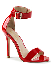 Sandalias Tacón de aguja Rojo - Tam 41 a 45