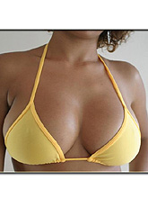 Top Bikini Brasileiro médio - Amarelo