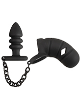 Jaula Com Plug Anal - 7cm