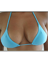 Top Bikini Brasileiro pequeno - Azul turquesa