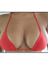 Top Bikini Brasileiro pequeno - Encarnado
