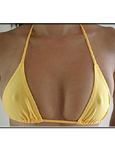 Top Bikini Brasileiro pequeno - Amarelo