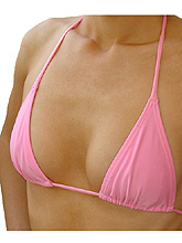 Top Bikini Brasileiro pequeno - Rosa Bebé